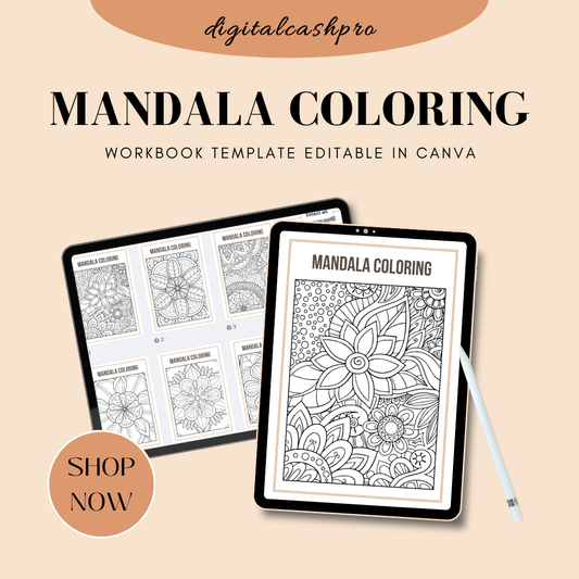 5000 Mandala Coloring Workbook Set
